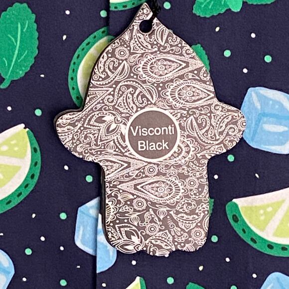 Visconti Black Men's Small Casual Button Up Shirt Short Sleeve Stretch NEW - Picture 9 of 13